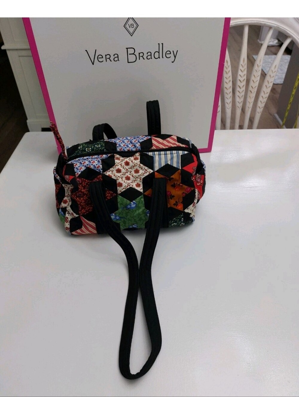 Vera Bradley Original 100 Handbag Star Patchwork NWOT